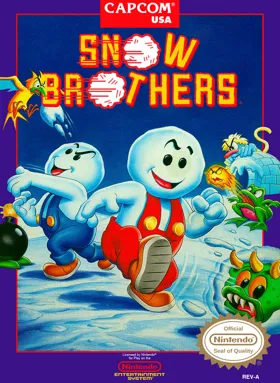 Snow Brothers (USA) box cover front